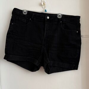 Old Navy Women's Black Jean Shorts